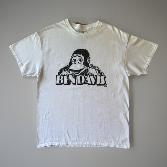 Ben Davis Shirt Large White Los Angeles Streetwear Skateboard Punk - Picture 1 of 7